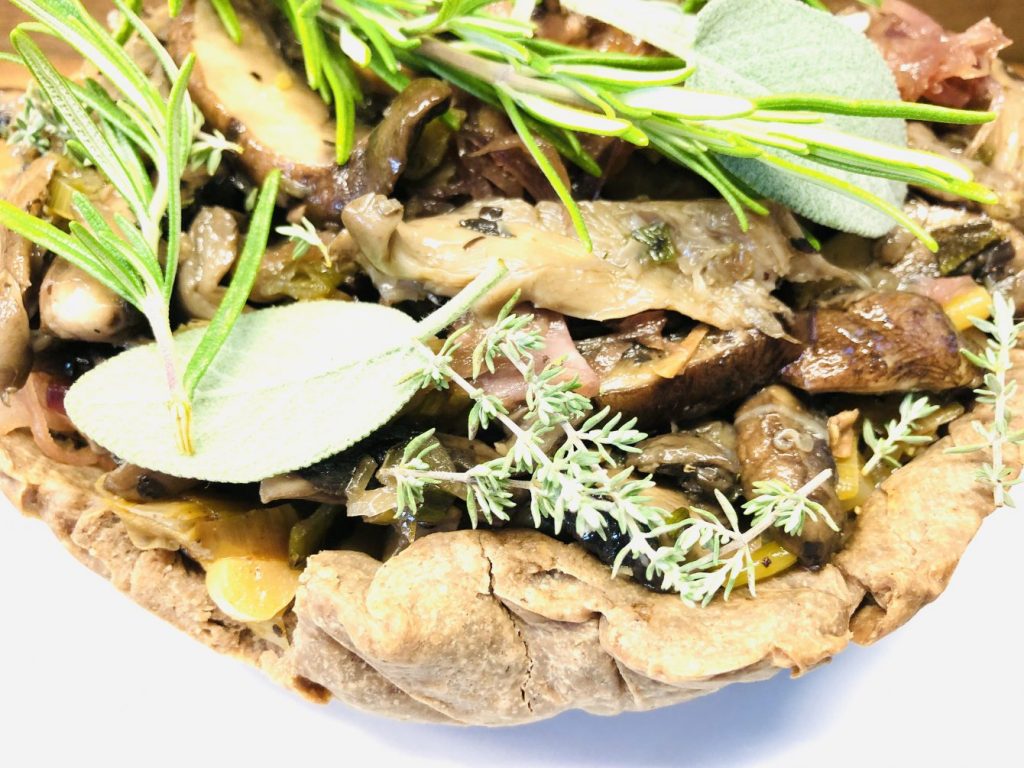 Pilz Lauch Tarte