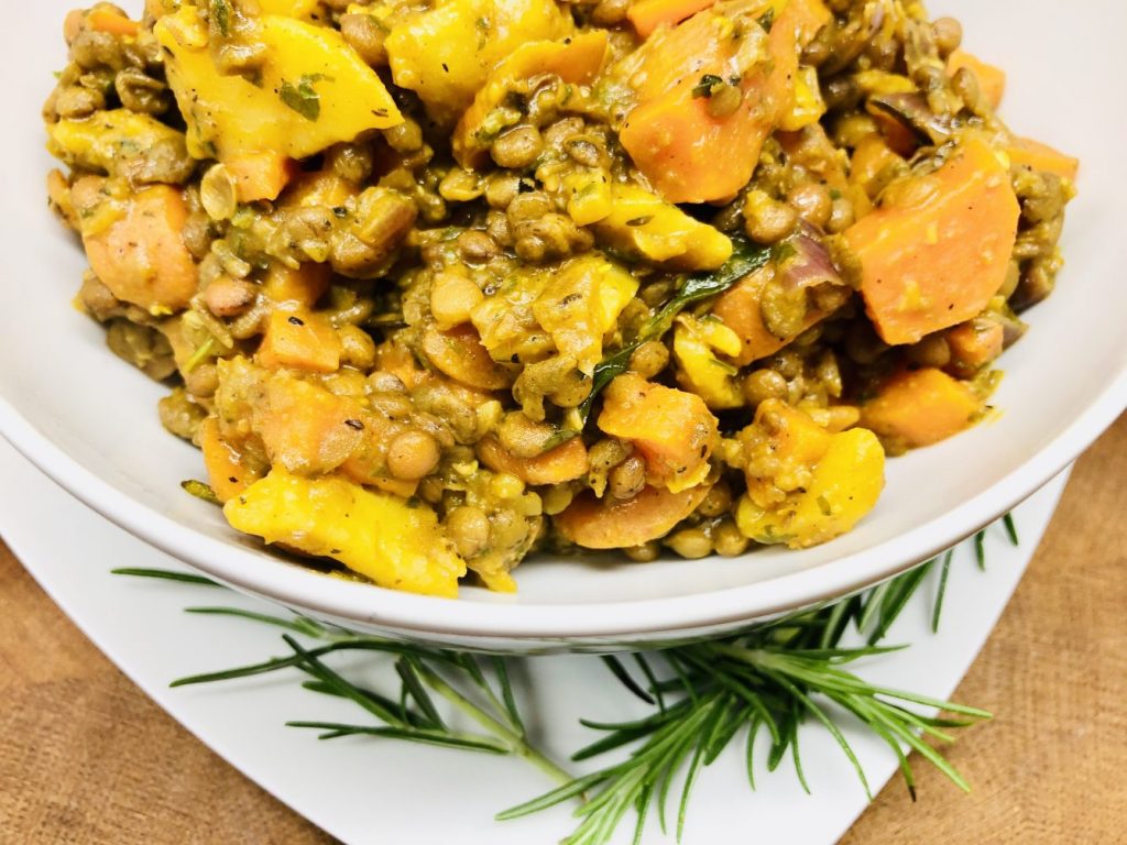 Kartoffel Linsen Curry