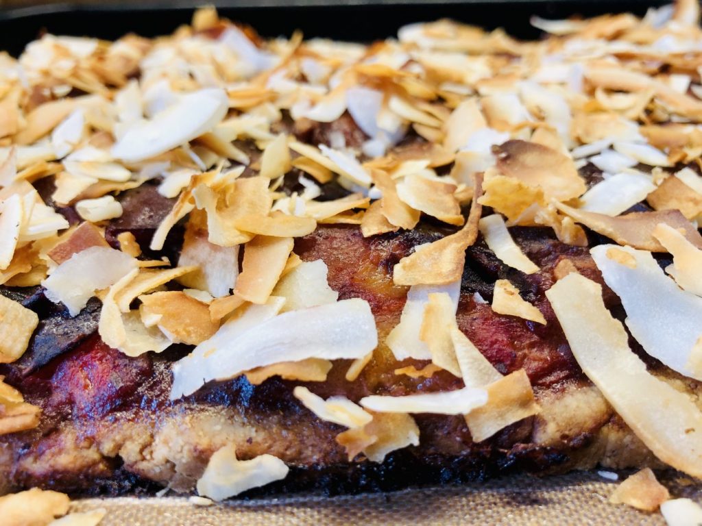 Kokos Pflaumenkuchen