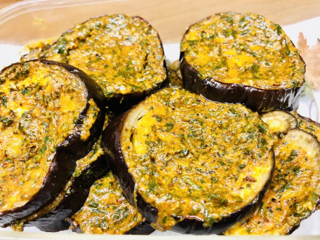 Auberginen mit Chermoula