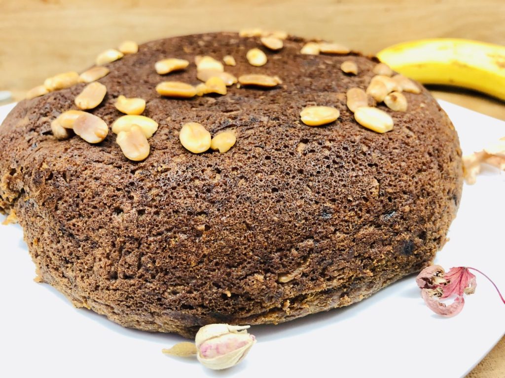 Bananen Erdnuss Brot