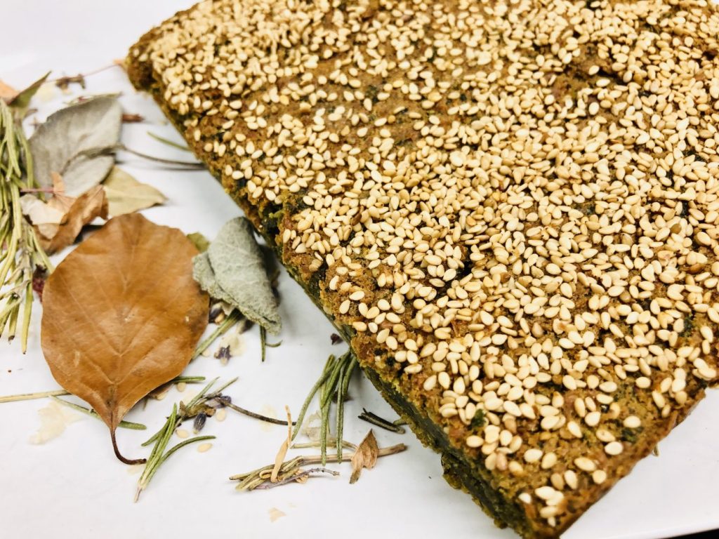 Gebackener Falafel Teig