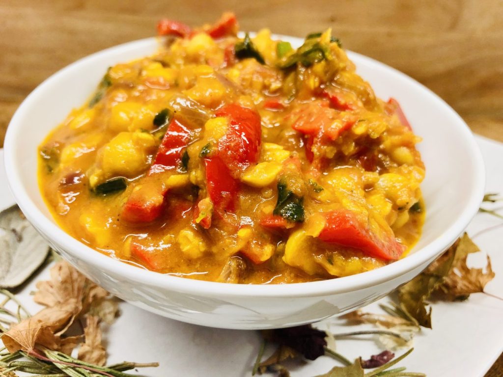 Kokos Kichererbsen Curry