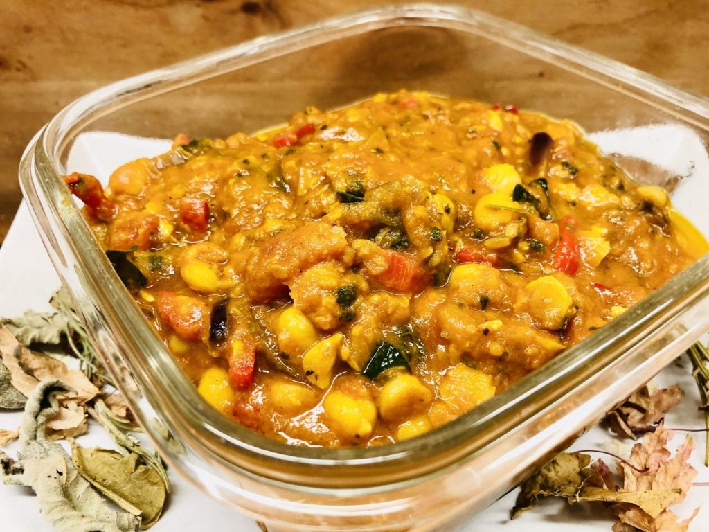 Kokos Kichererbsen Curry