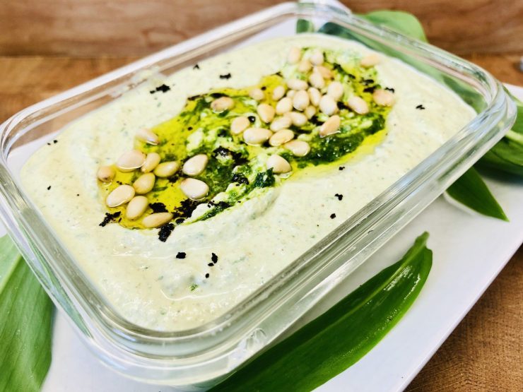 Buchweizen Bärlauch Hummus