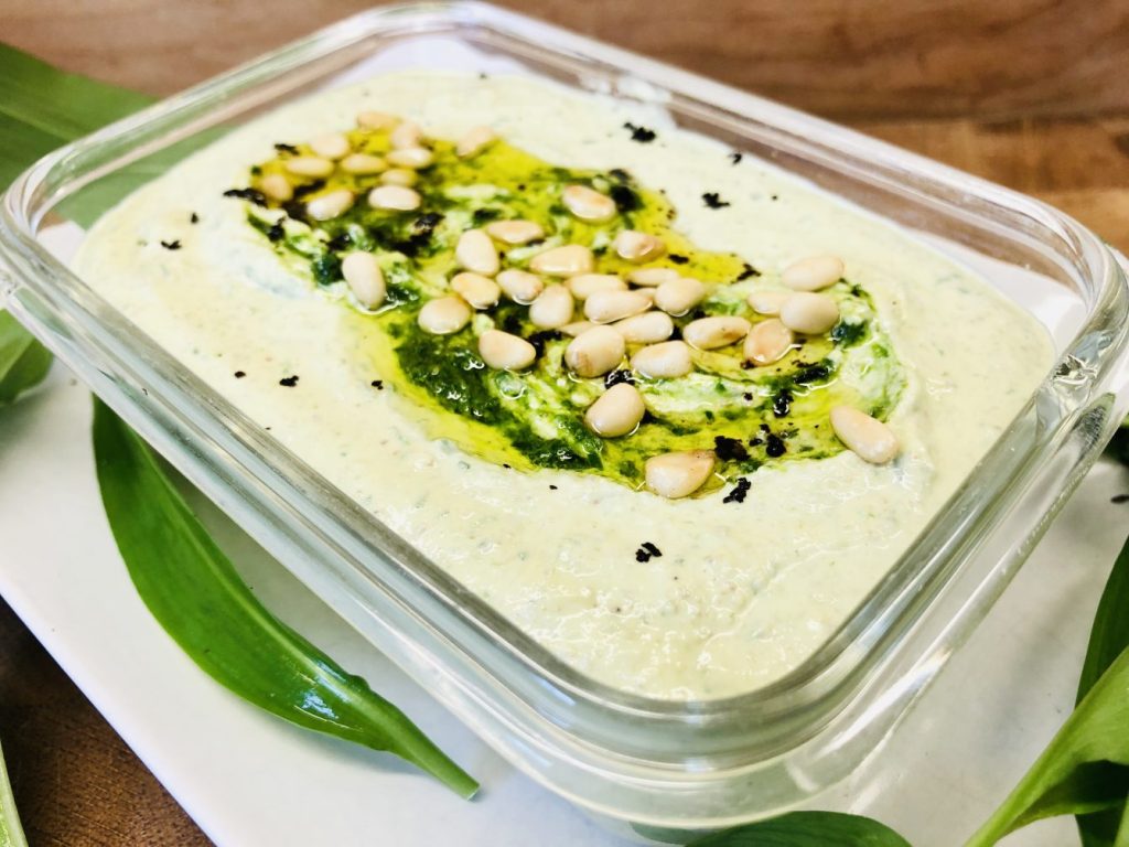 Buchweizen Bärlauch Hummus