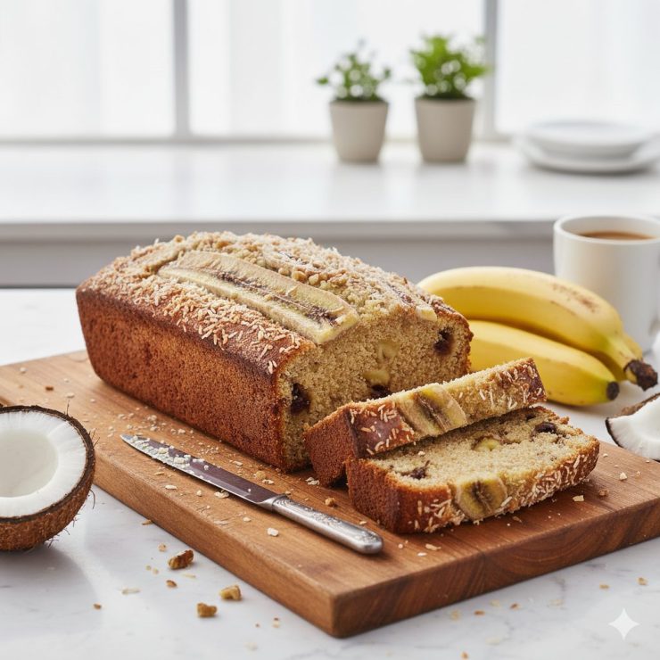 Kokos Bananen Brot