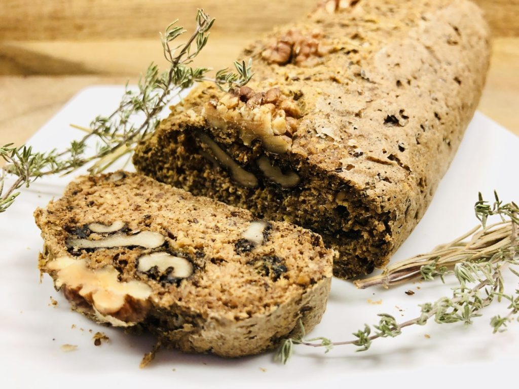 Leinsamen Walnuss Brot 