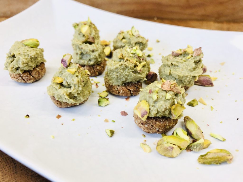 Pistazien Match Petit Four