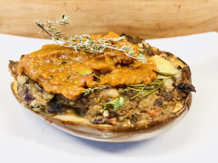 Auberginen à la bonifacienne