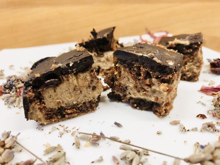 Maronen Walnuss Happen mit Maronen Creme