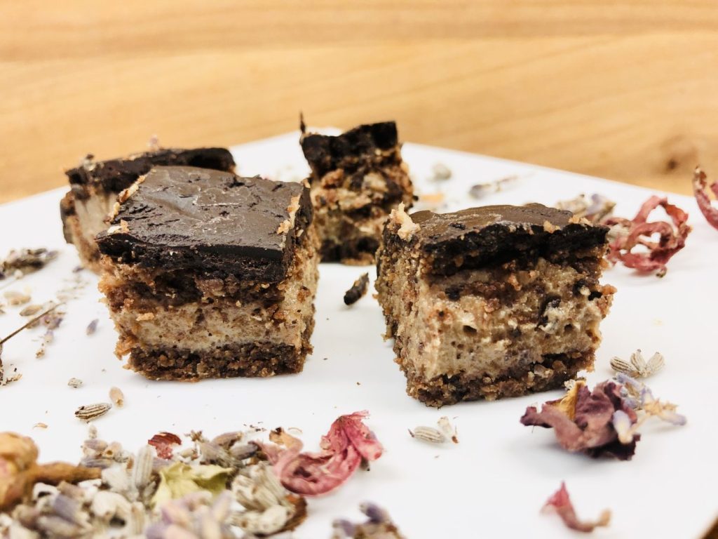 Walnuss Maronen Creme Schoko Bars