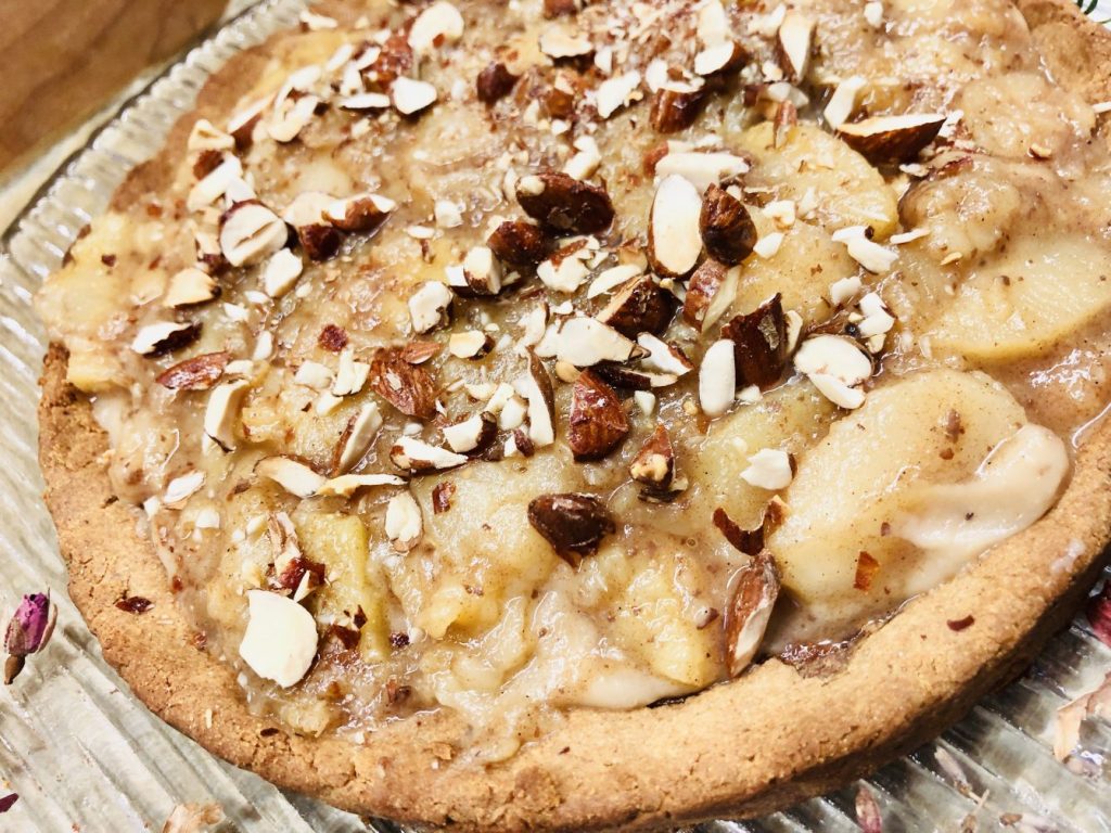 Glutenfreie Apfel Marzipan Galette