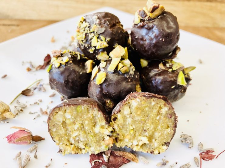 Kokosnuss Pistazien Trüffel