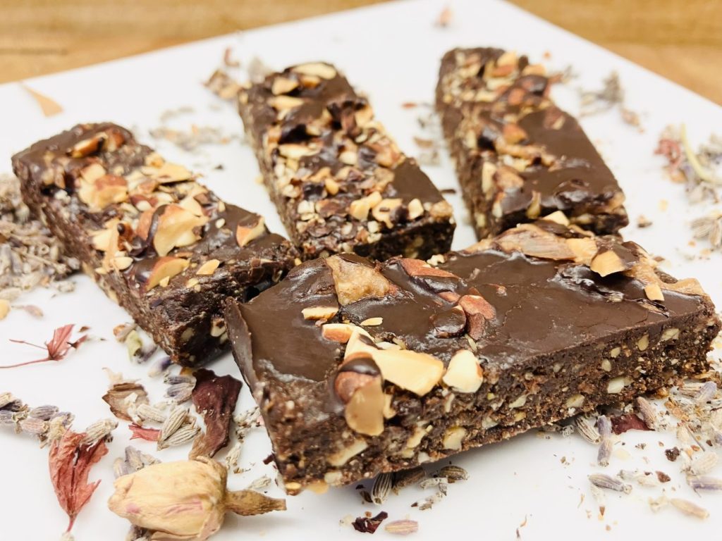Gesunde Schoko-Mandel-Riegel
