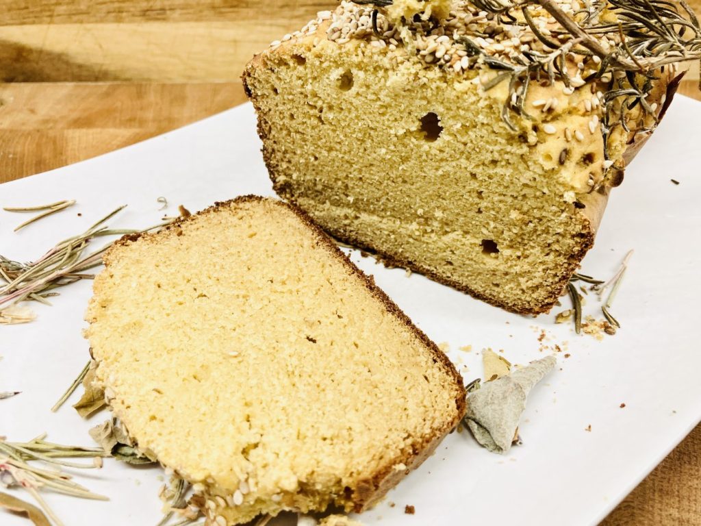 Glutenfreies Kichererbsen Brot