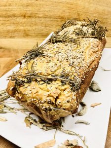 Kichererbsen Brot, glutenfrei und vegan