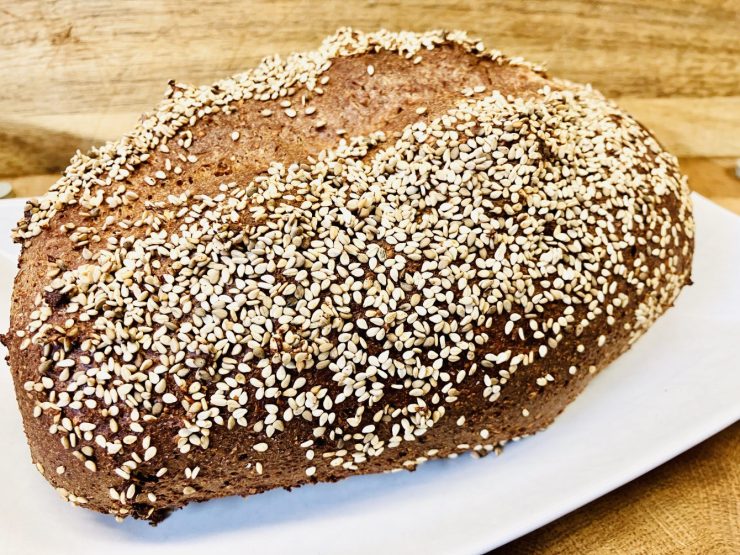 Leinsamen Linsenbrot