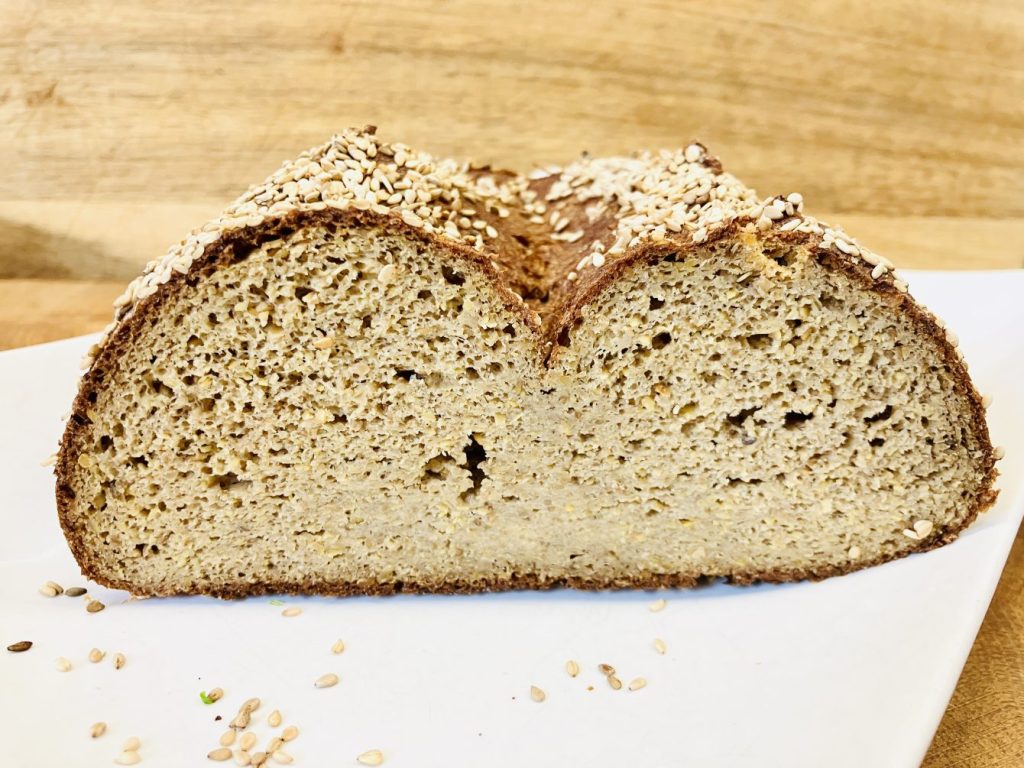 Leinsamen Linsenbrot
