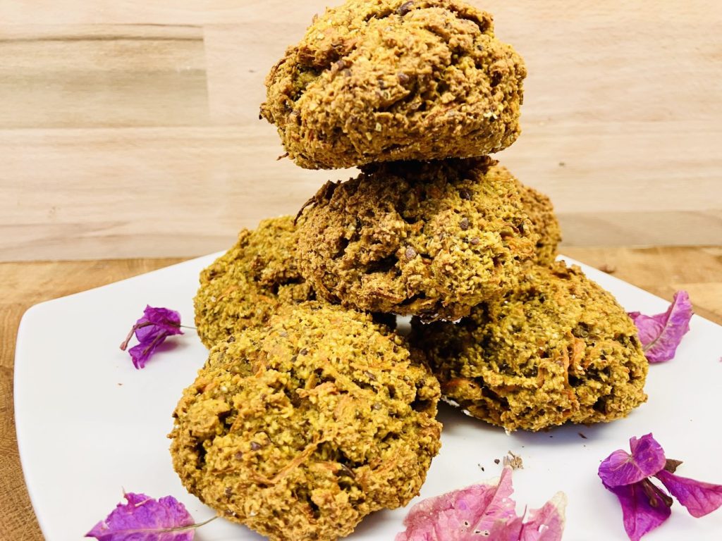 Kürbis Karotten Erdnussbutter Brötchen