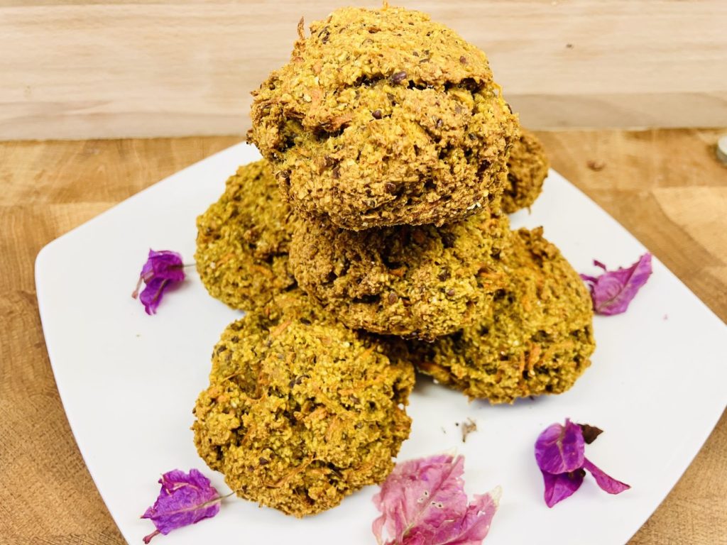 Kürbis Karotten Erdnussbutter Brötchen