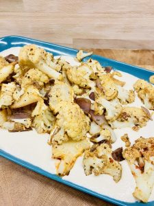 Gerösteter Blumenkohl mit Tofu Ricotta