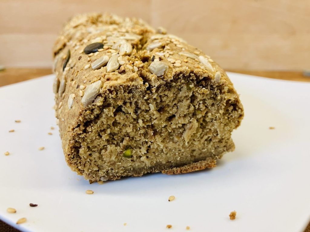 Soja Protein Baguette mit Tofu und Aqua Faba