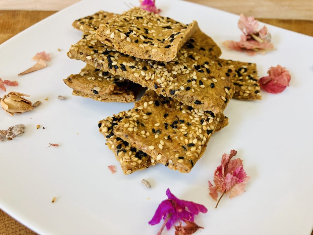 Kichererbsen Tahini Cracker