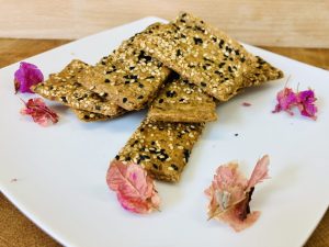 Kichererbsen Tahini Cracker