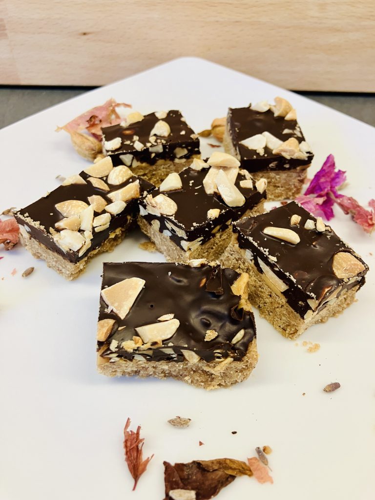 Erdnussbutter-Cookie Dough-Schoko-Riegel