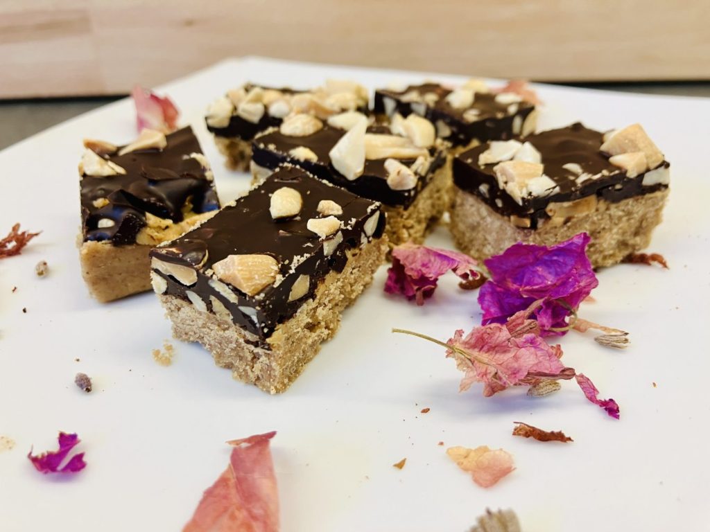 Peanut Butter-Cookie Dough-Chocolate-Bites