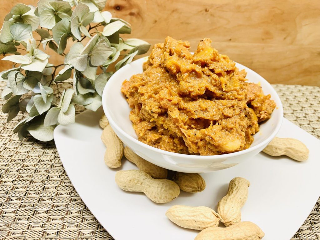 Vegan Butternut-Mafé: a creamy peanutbutter-onepot