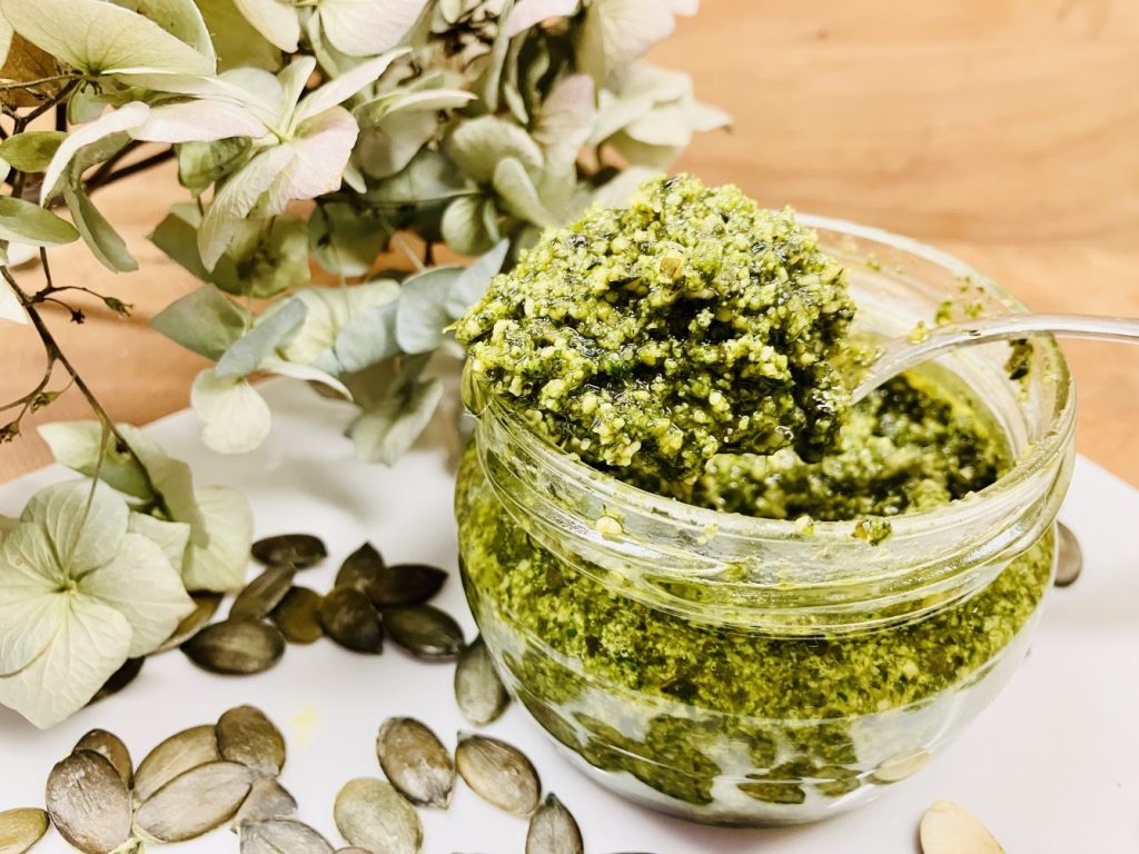 Kürbiskern Pesto - Pepita Pesto - Pumpkin Seed Pesto