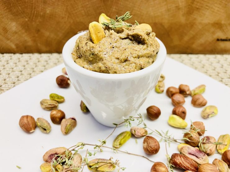 Vegane Champignon-Haselnuss-Pistazien Creme