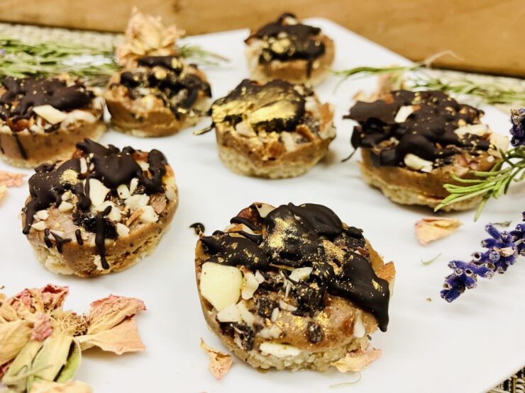 Fake Twix Riegel mit Mandel-Karamell – Millionaire’s Shortbread Cups deluxe 🍫✨ --- 🇬🇧 Almond Caramel – Millionaire’s Shortbread Cups deluxe