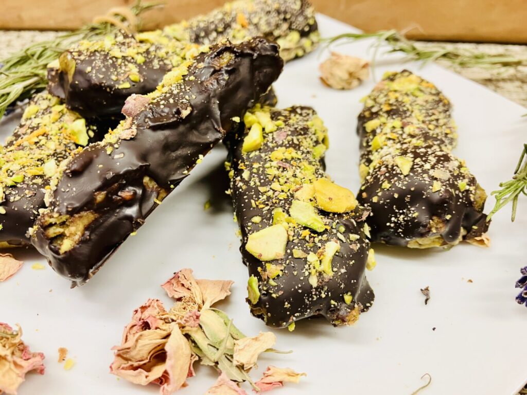 No-Bake Pistazien Karamell Riegel im Dubai Style 🌟 🇬🇧 No-Bake Pistachio Caramel Bars Dubai Style