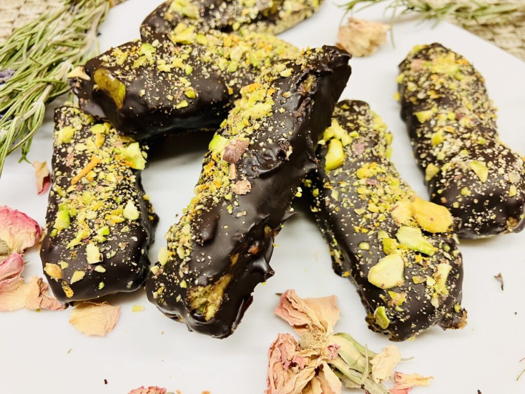 No-Bake Pistazien Karamell Riegel im Dubai Style 🌟  🇬🇧 No-Bake Pistachio Caramel Bars Dubai Style