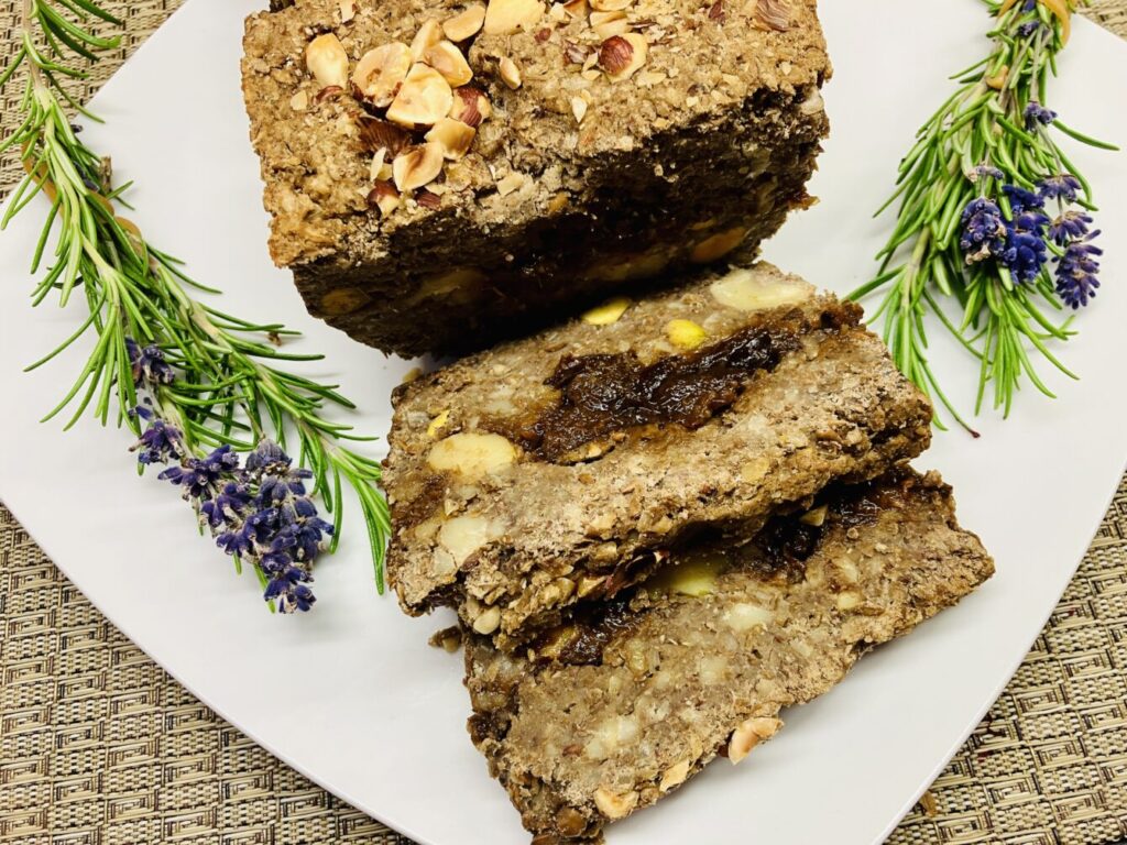 Linsen Terrine mit Kastanien, Pflaumen & Pistazien 🌰🍇🥄 --- 🇬🇧 Lentil Terrine with Chestnuts, Plums & Pistachios