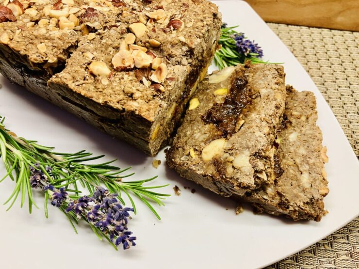 Linsen Terrine mit Kastanien, Pflaumen & Pistazien 🌰🍇🥄 --- 🇬🇧 Lentil Terrine with Chestnuts, Plums & Pistachios