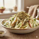 Weißkohl-Fenchel-Apfel-Salat mit Za’atar und Pistazien-Dukkah